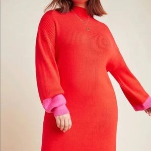 Anthropologie Lineanddot sweater dress